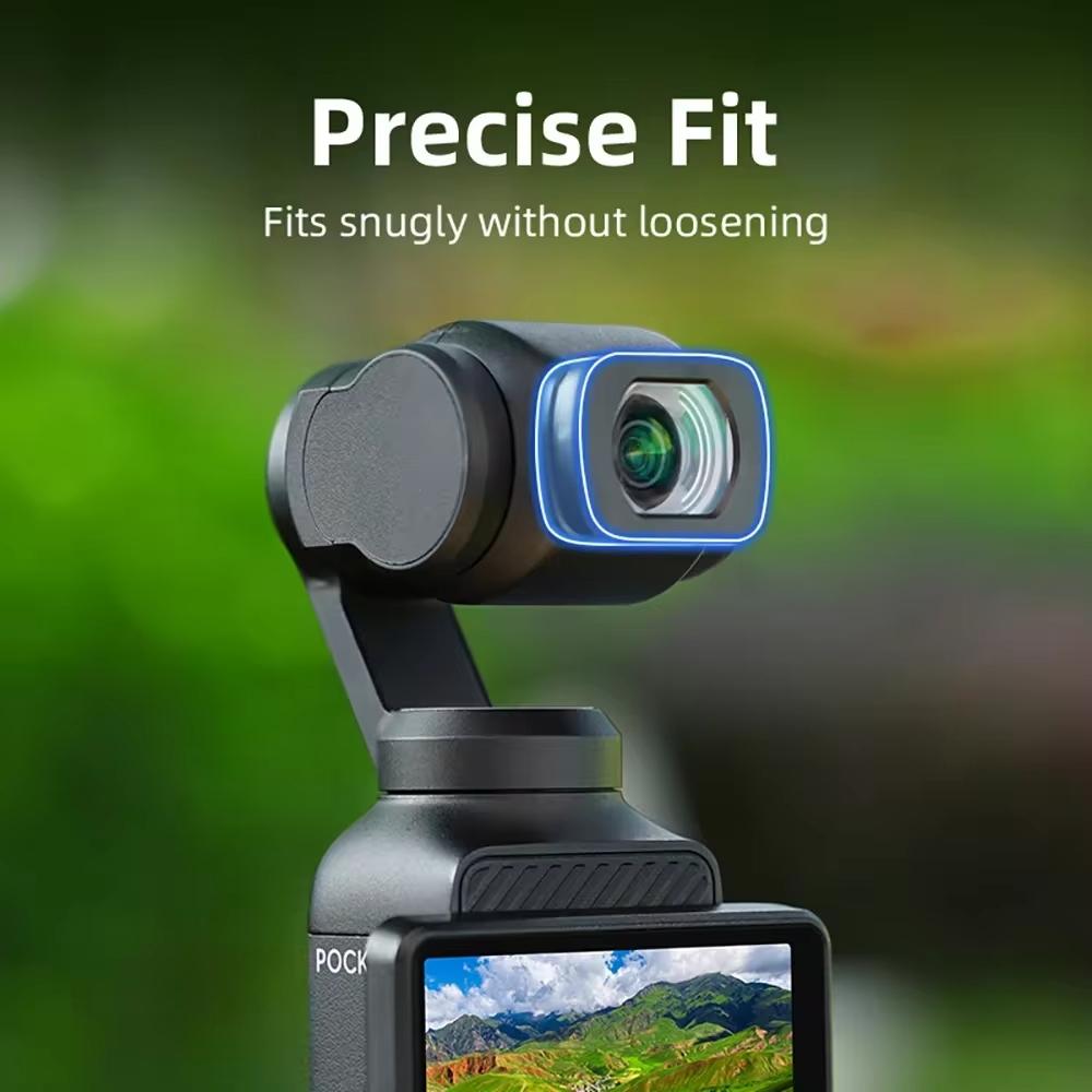 3 Magnetic Wide Angle Lens For Dji Osmo Pocket 112° Fov