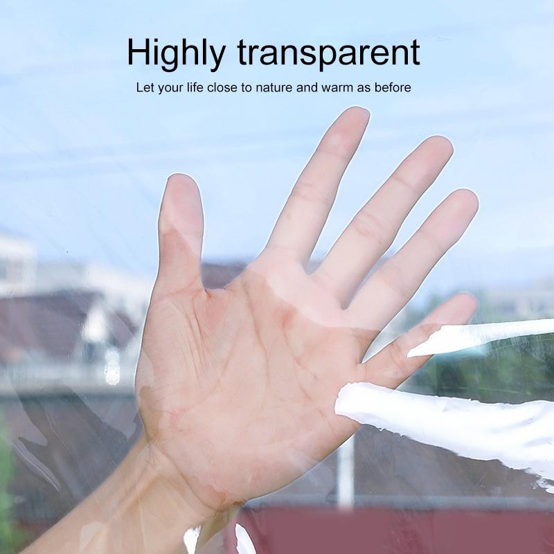 Double-layer Insulation Film for Indoor Windows - Windproof Warm Soundproof - 1.8x2.5m