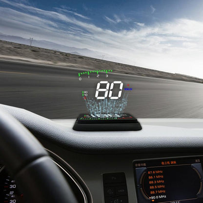 3.5 Inch Vehicle Head Up Display Car Speed Engine Revs Water Temp Voltage Mileage