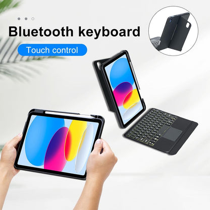 2022 Ipad 10.9 Touch Keyboard Case - Split Type Bluetooth Leather