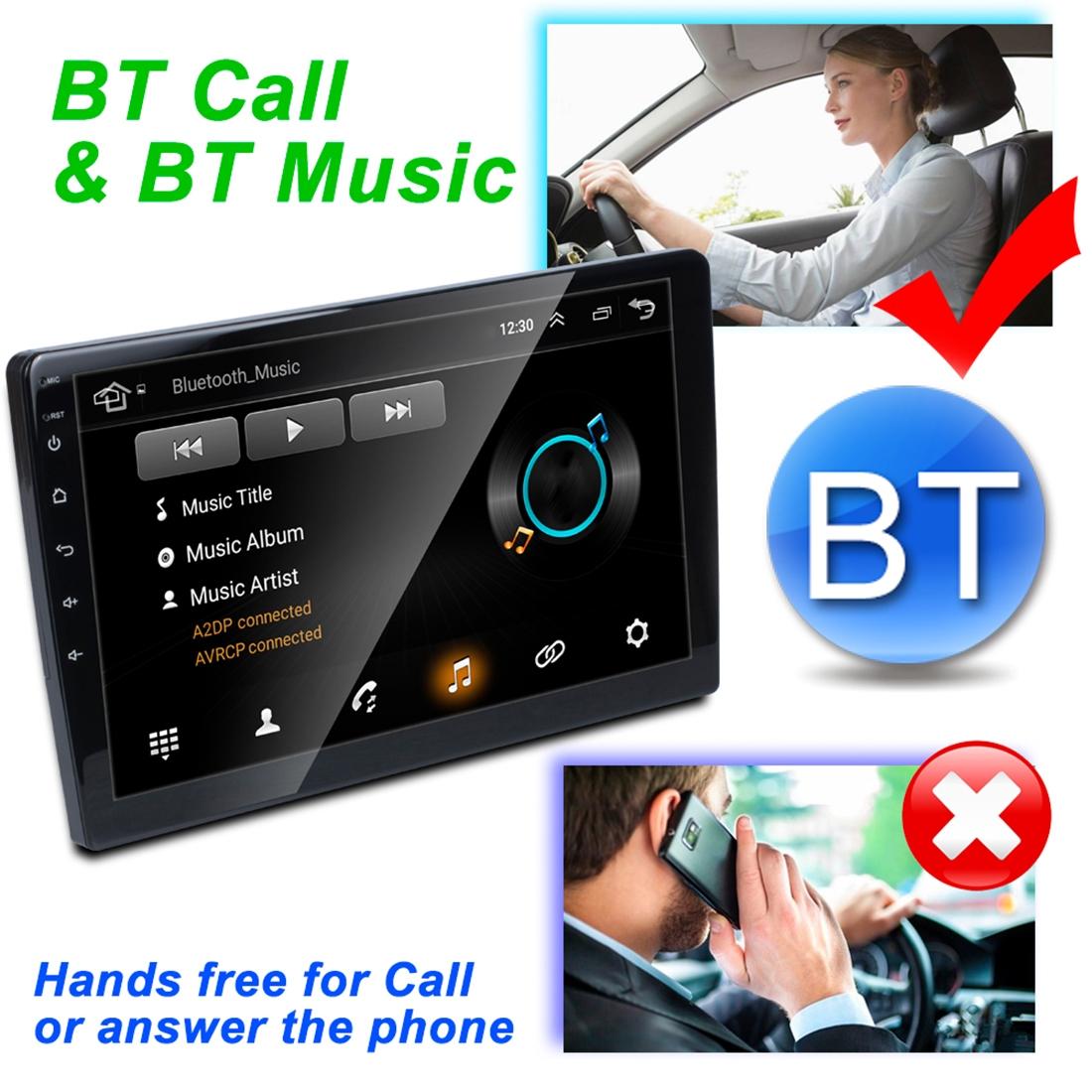 10.1 Inch Android 8.1 Car Mp5 Player - Fm Bluetooth Gps Tf Card