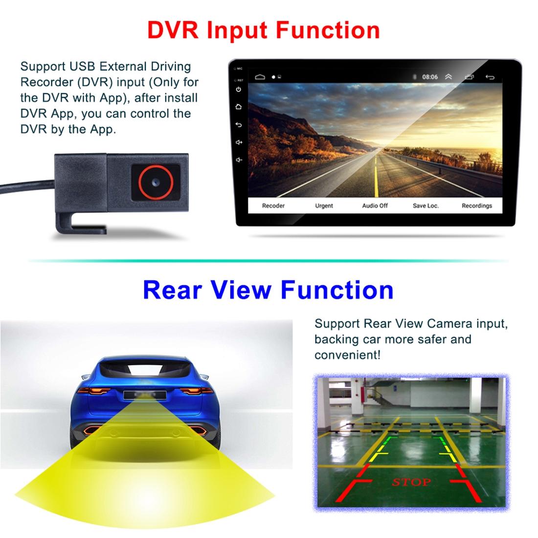 10.1 Inch Android 8.1 Car Mp5 Player - Fm Bluetooth Gps Tf Card
