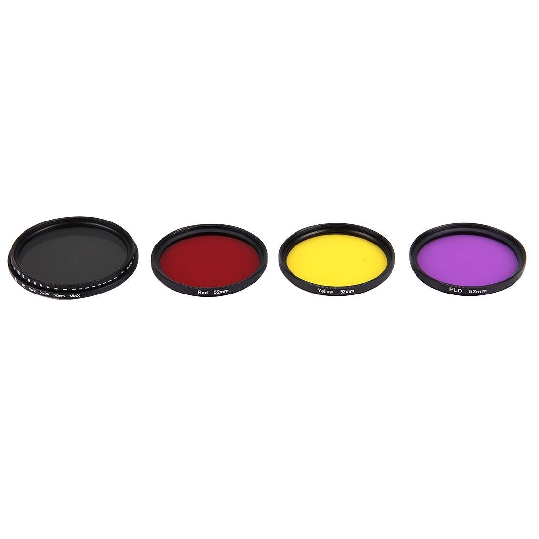 Professional 52mm 4-in-1 Lens Filter for Gopro Hero