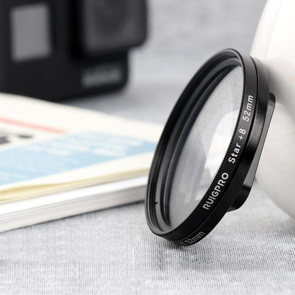 52mm 8x Filter Kit for Gopro Hero 7 / 6 / 5 with Adapter and Lens Cap