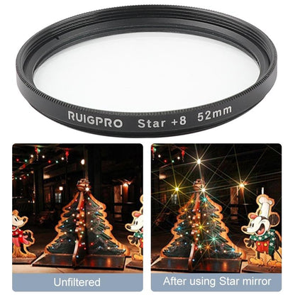 52mm 8x Filter Kit for Gopro Hero 7 / 6 / 5 with Adapter and Lens Cap