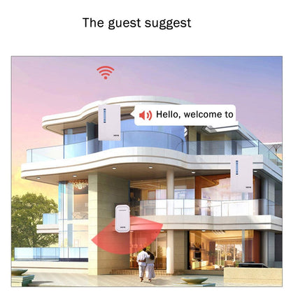 120M Range Smart Wireless Doorbell With Dual Receiver