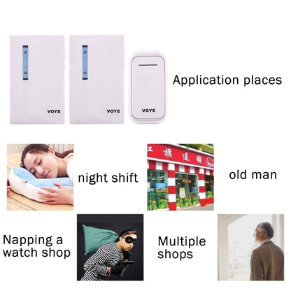 120M Range Smart Wireless Doorbell With Dual Receiver