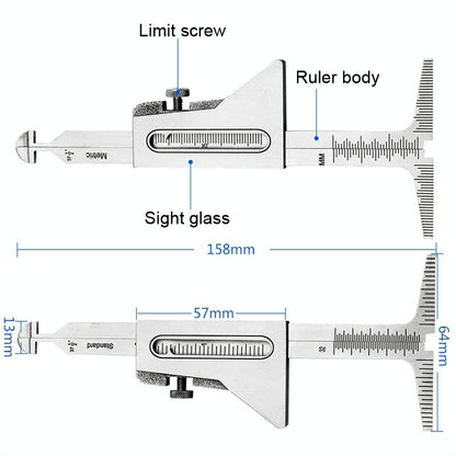 Weld Seam Welding Gauge - Wrong Side Ruler