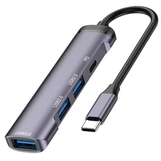 Aluminum Multi-Port Usb-C Adapter Hub