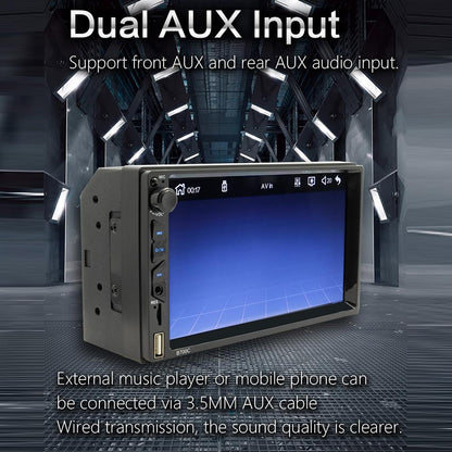 7 Inch Hd Car Mp5 Player With Wired Carplay Fm Bluetooth & Tf Card