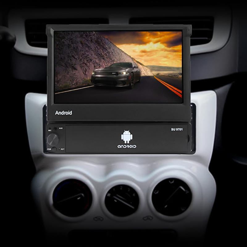 7 Inch Hd Foldable Car Android Radio Receiver Fm / Bluetooth / Tf / Gps / Phone Link / Wifi 1Gb + 32Gb