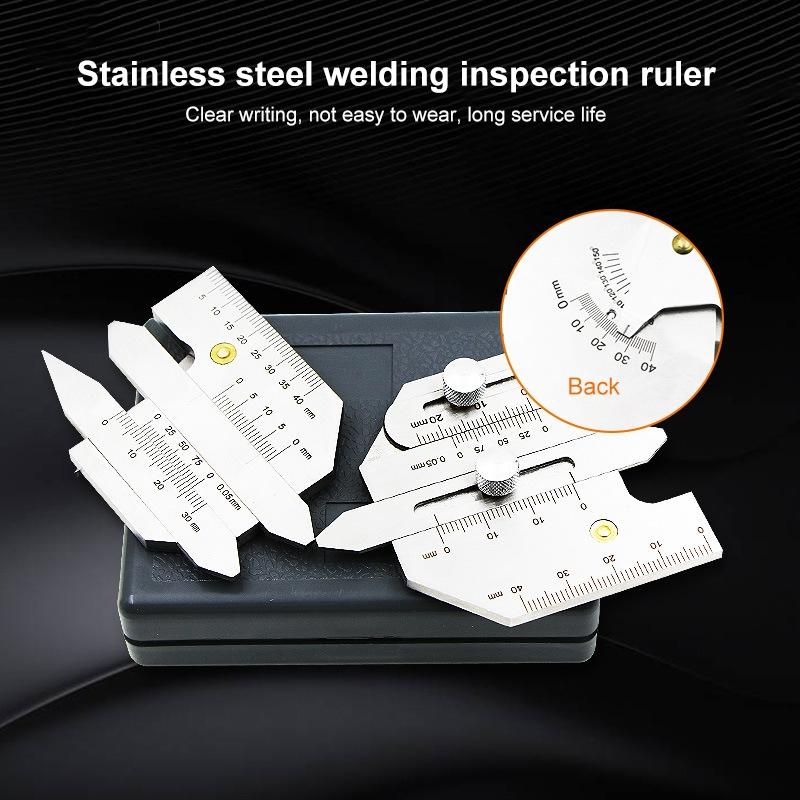 Stainless Steel Welding Inspection Ruler - Hjc40