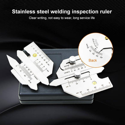 Stainless Steel Welding Inspection Ruler - Hjc40