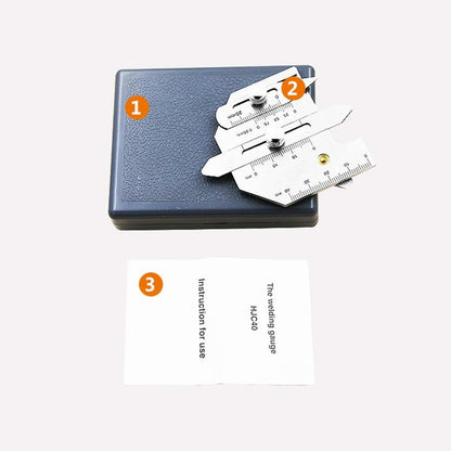 Stainless Steel Welding Inspection Ruler - Hjc40