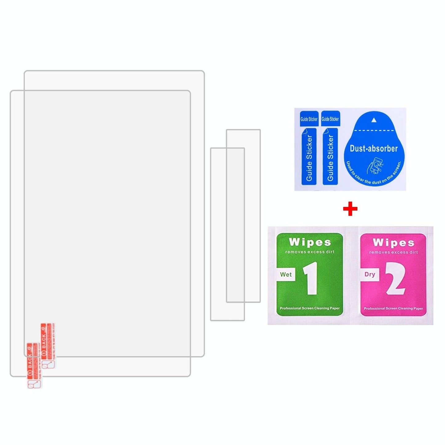 2-pack Tempered Glass Film for Car Navigator Protection - For Xiaomi Su7