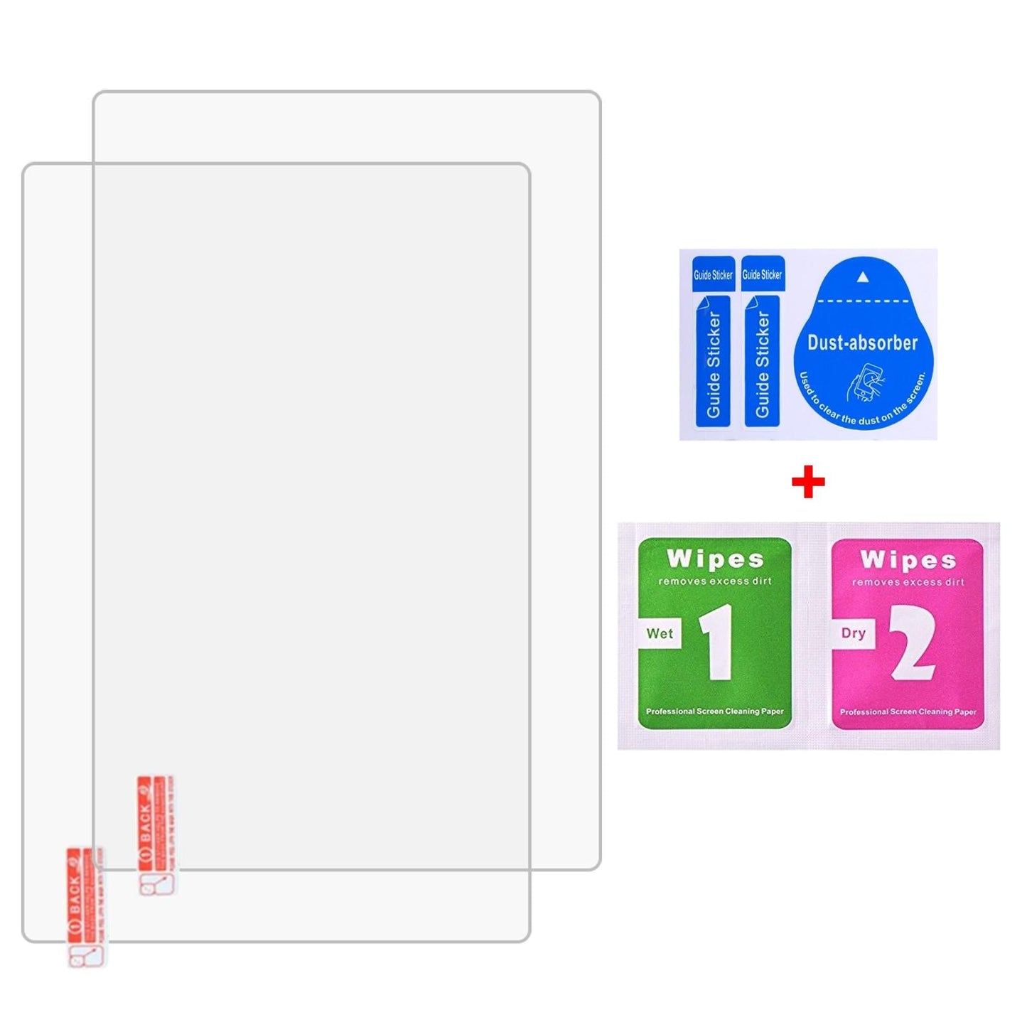 2-pack Tempered Glass Film for Car Navigator Protection - For Xiaomi Su7
