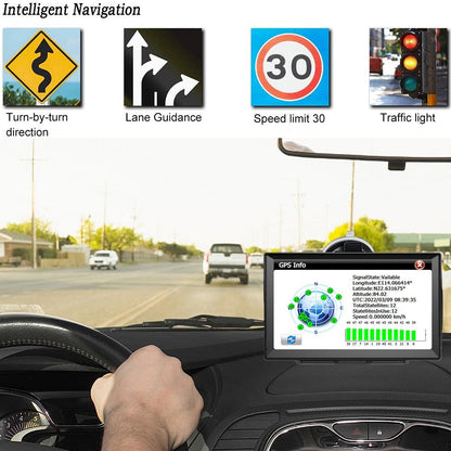 8 Inch Car Gps Navigator - 9 Screen Bluetooth Africa Map - Europe Map