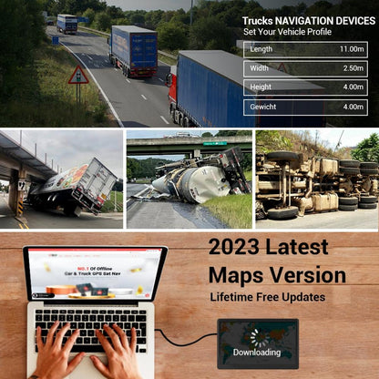 8 Inch Car Gps Navigator - 9 Screen Bluetooth Africa Map - Europe Map