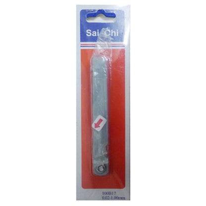 17-blade Metric Feeler Gauge for Precise Gap Measurement 0.02-1mm