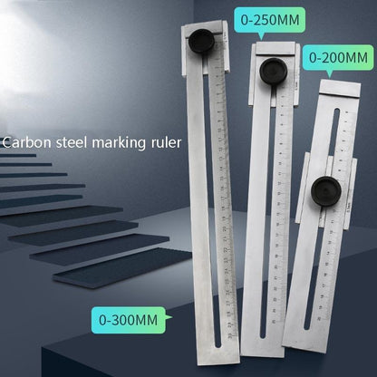 Portable Woodworking Scribing Ruler - 0-250mm