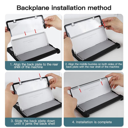 Acrylic Hand Strap Laptop Case for Microsoft Surface Pro 4-7