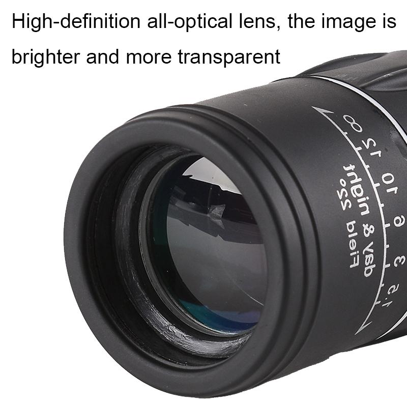 High Definition Monocular Telescope For Outdoor Bird Viewing - 16X52 Green Film - 16X52 Green Film