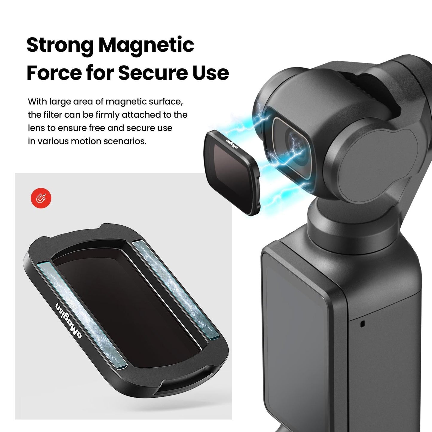 Double-sided Coated Filters for Dji Pocket 3 with Protective Goggles and Cpl Style - Nd16+Nd64+Nd256 + Cpl