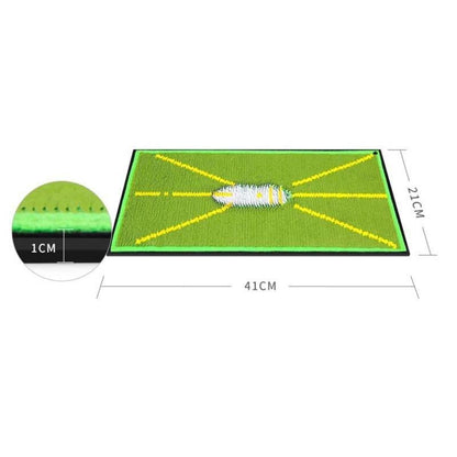 Golf Batting Pad Swing Practitioner Beads Training Cushion No Balls