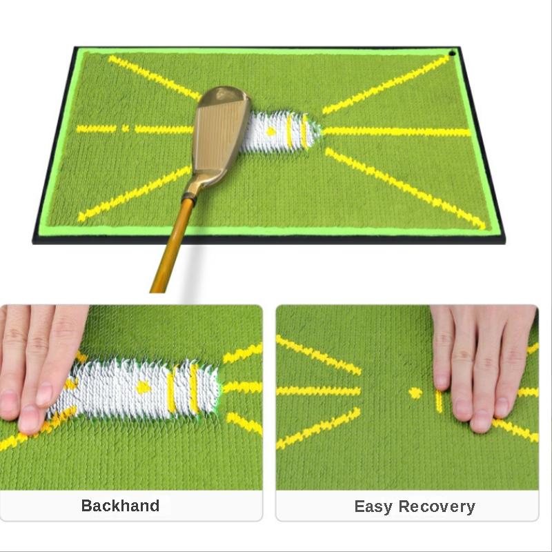 Golf Batting Pad Swing Practitioner Beads Training Cushion No Balls