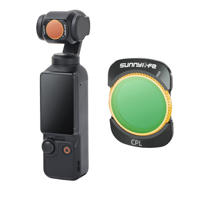 Sunnylife 3 In 1 Nd16 Camera Lens Filter For Dji Osmo Pocket No Gimbal Reset - Cpl