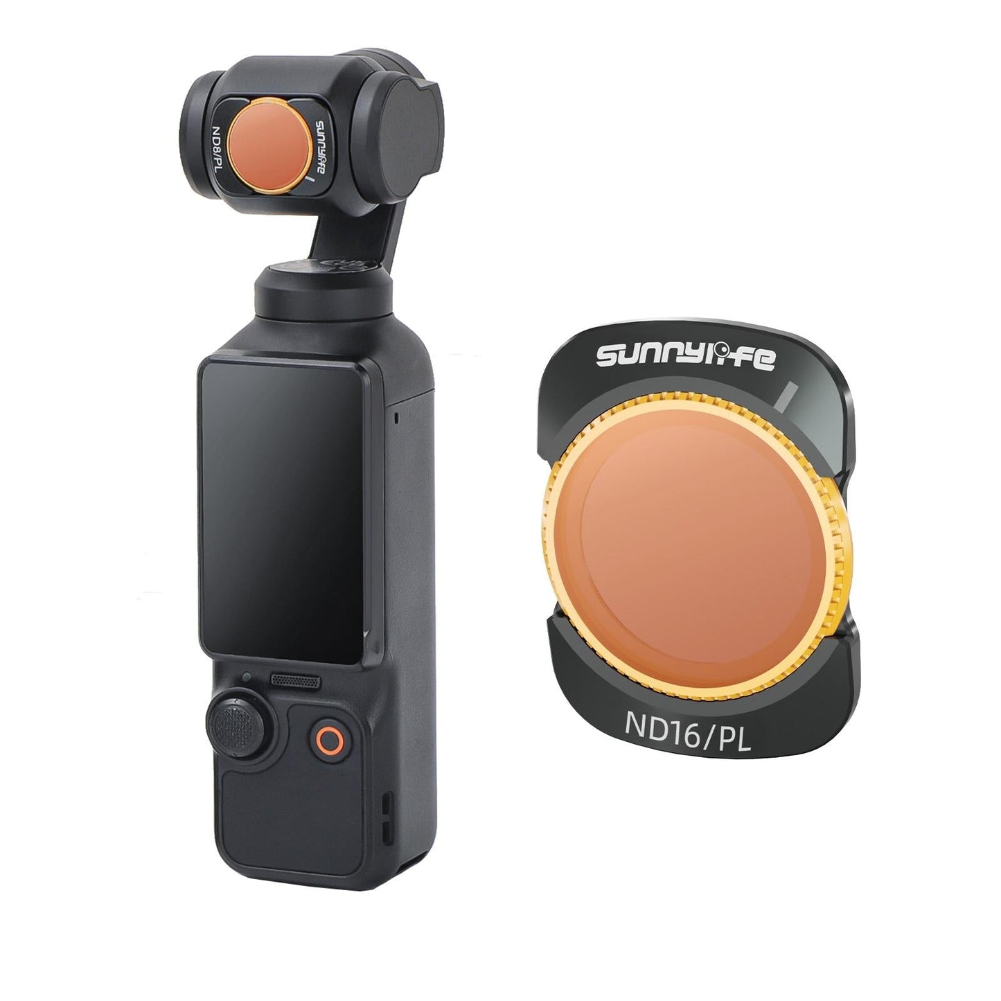 Sunnylife 3 In 1 Nd16 Camera Lens Filter For Dji Osmo Pocket No Gimbal Reset - Cpl