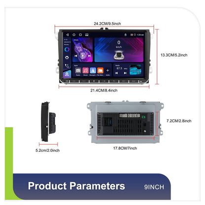 Android 13 Multimedia Player For Vw - 4 + 64G - 7-Inch