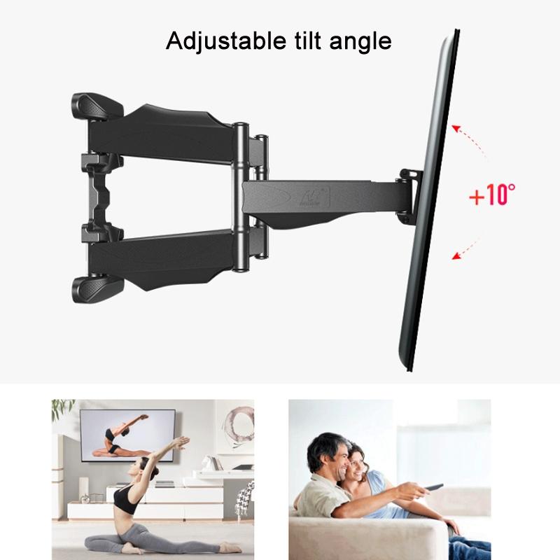 45-70 Inch Telescopic Swivel Tv Wall Mount Bracket