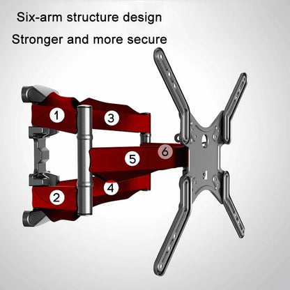 45-70 Inch Telescopic Swivel Tv Wall Mount Bracket