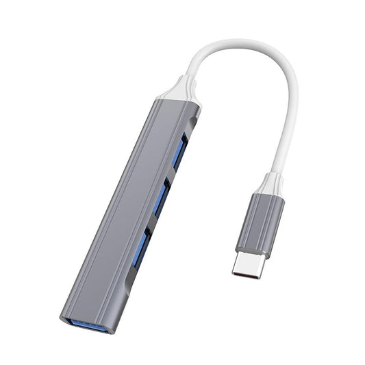4-In-1 Mini Docking Station Type-C / Usb-C 3.0 Gray