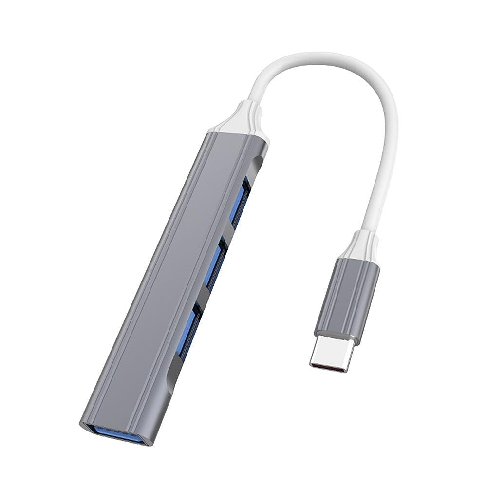 4-In-1 Mini Docking Station Type-C / Usb-C 3.0 Gray