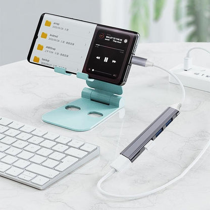 4-In-1 Mini Docking Station Type-C / Usb-C 3.0 Gray