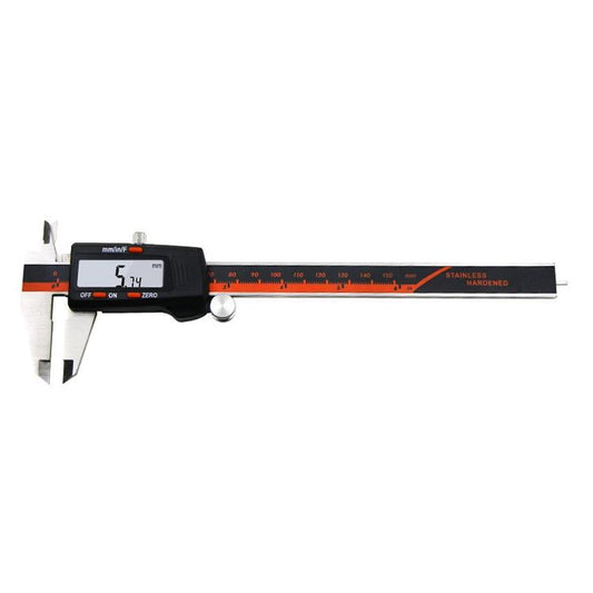 Digital Display Vernier Caliper - 0-150mm Stainless Steel Body
