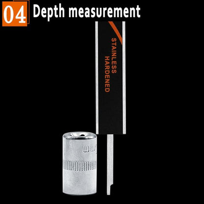 Digital Display Vernier Caliper - 0-150mm Stainless Steel Body
