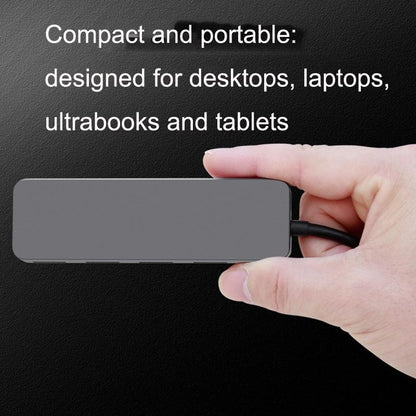 Usb 3.0 4-Port Type-C Aluminum Alloy Hub 120Cm Cable
