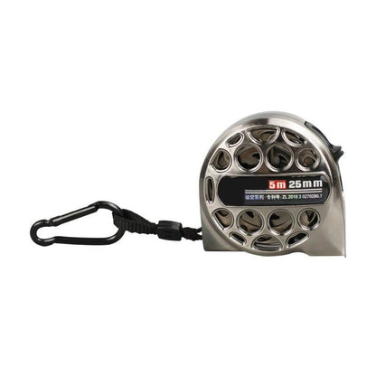 Waterproof Hollow Steel Tape Measure - Rust-proof Metal Ruler - 5M 19Mm