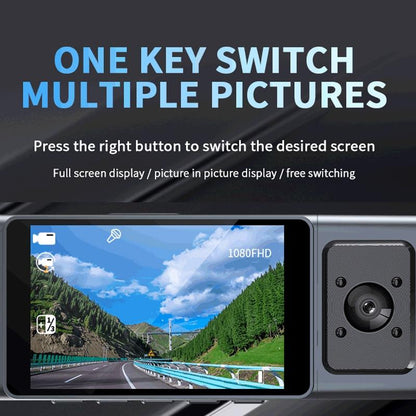 3-in-1 Car Dash Cam with Wifi 1080p Night Vision 3 Ips Screen 32gb - 64G