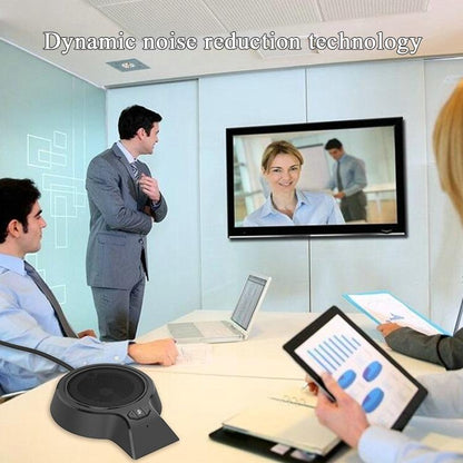 360-Degree Usb Conference Microphone For Video Calls And Webcasts