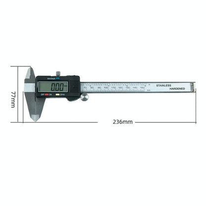 Stainless Steel Digital Vernier Caliper - 0-300mm