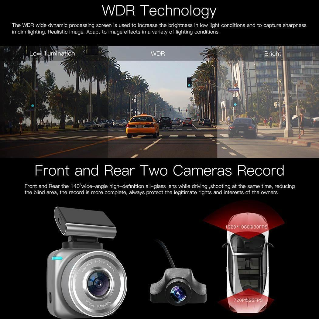 1296p Fhd Radar Detector with Wifi Adas Ldws and Magnetic Mount for Car Dash Cam