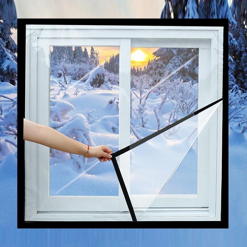 Double-layer Insulation Film for Indoor Windows - Windproof Soundproof Warm - 1.5x2.0m