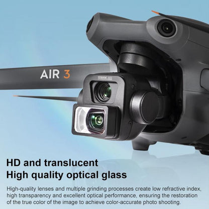 Dji Air 3 with Wide Angle Lens Filter
