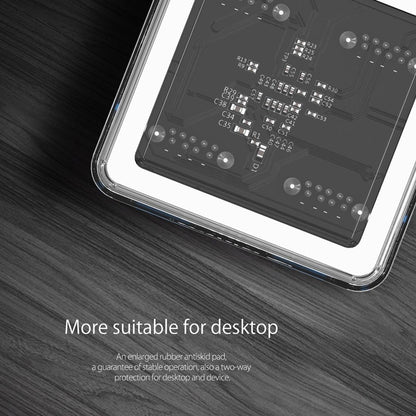 Transparent Usb 3.0 Desktop Hub + 100Cm Micro Usb Cable