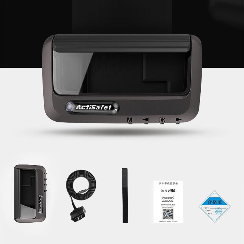 3.2 Inch Obd Hud Head Up Display For Car Engine Failure Water Temperature & Voltage Alarm
