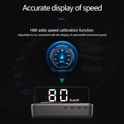3.2 Inch Obd Hud Head Up Display For Car Engine Failure Water Temperature & Voltage Alarm